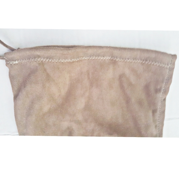 Cape Robbin Mona 1 womens khaki faux suede thigh high boots. - Picture 8 of 8